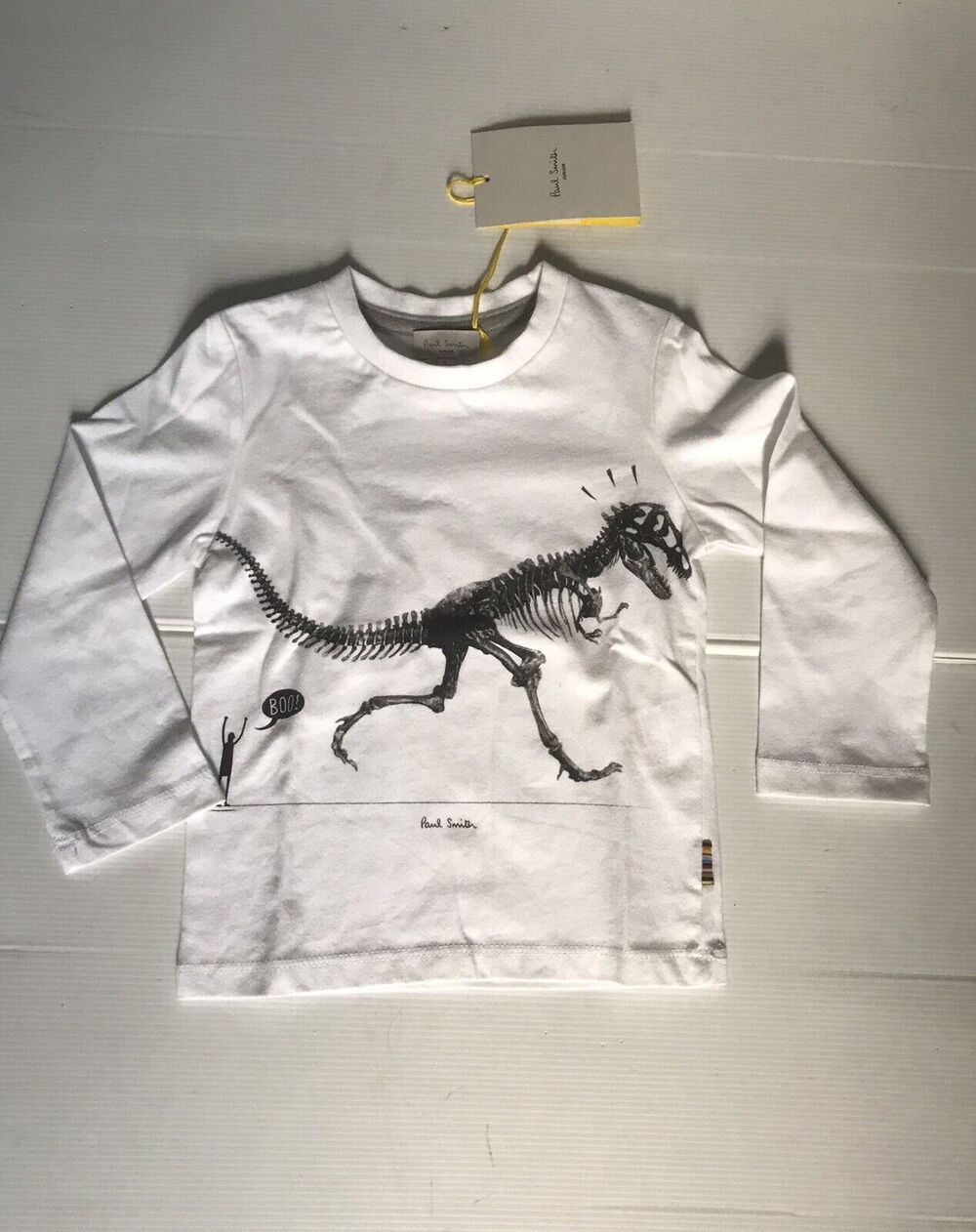 NWT PAUL SMITH JUNIOR boys Shirt Dinosaur Size 2 Years